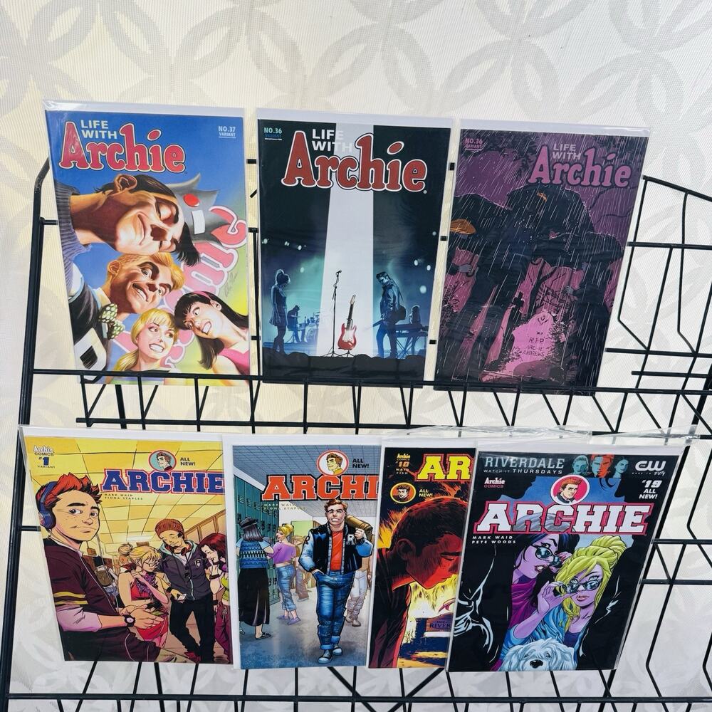Archie 1-2 10 19 & Life With‎ Archie 36 37  Variant Covers Lot Alex Ross  Death